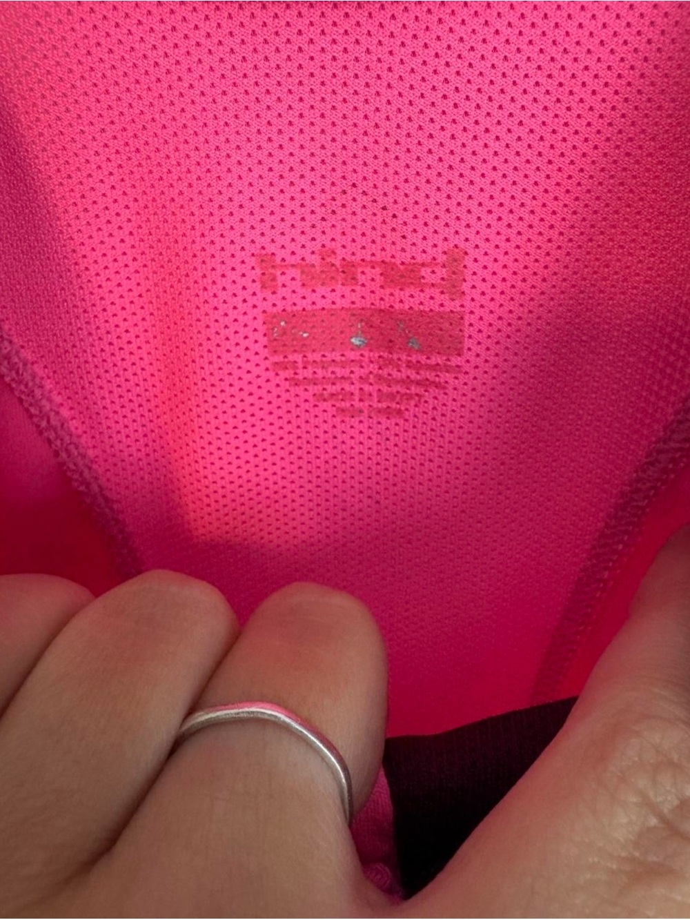 Hind Hot Pink Half-Zip Long Sleeve Active Top - Picture 3 of 5